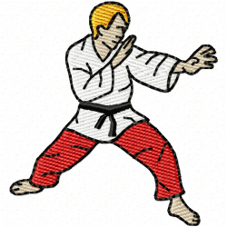 Karate Embroidery Design 12 Karate Embroidery Design 12
